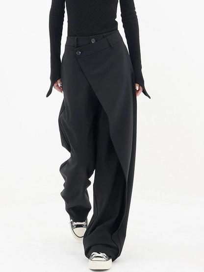 ANNA | Asymmetric Baggy Trousers