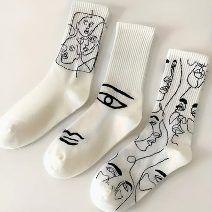 SubtleStep - Line art socks