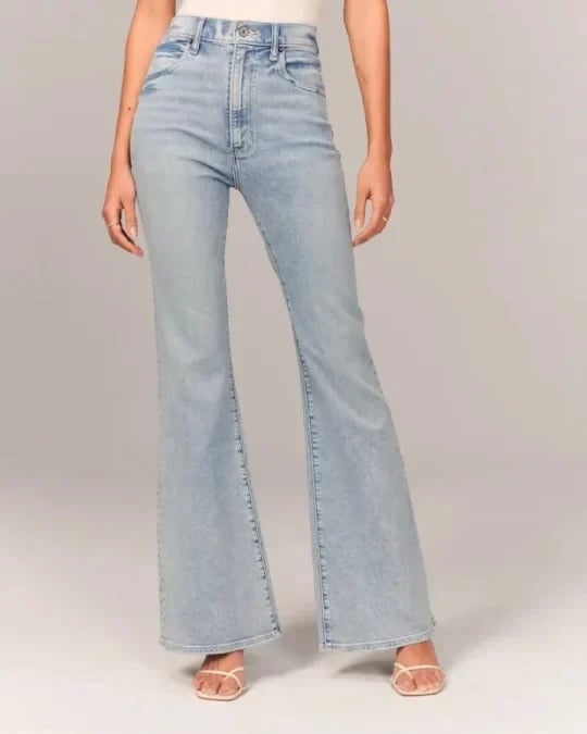 Ultra High Rise Stretch Flare Jean