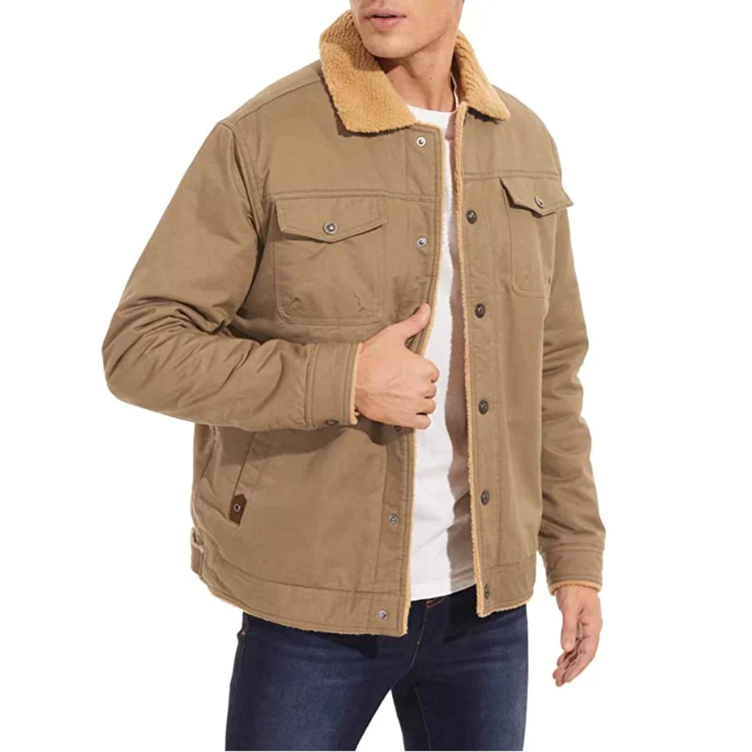 Niels - Bomber jacket with wool lining