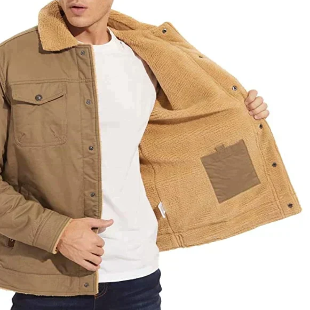 Niels - Bomber jacket with wool lining