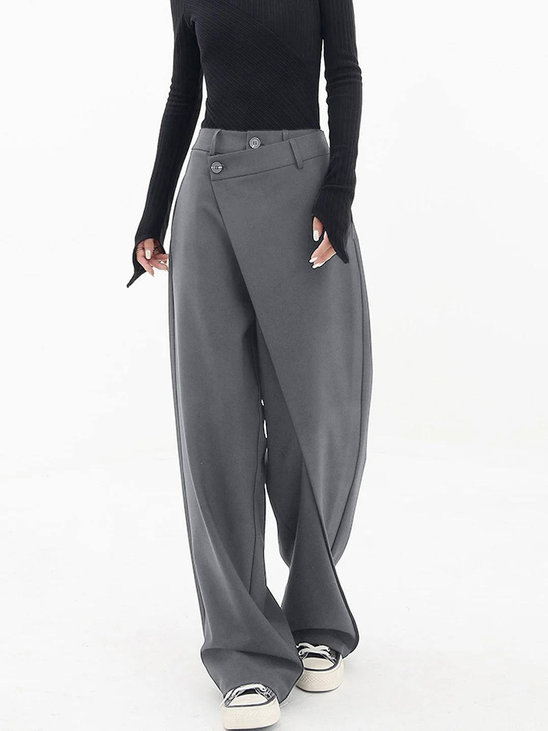 ANNA | Asymmetric Baggy Trousers