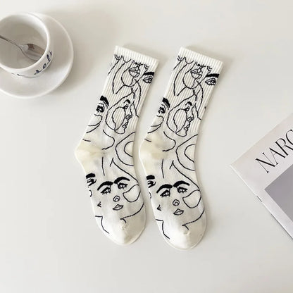 SubtleStep - Line art socks