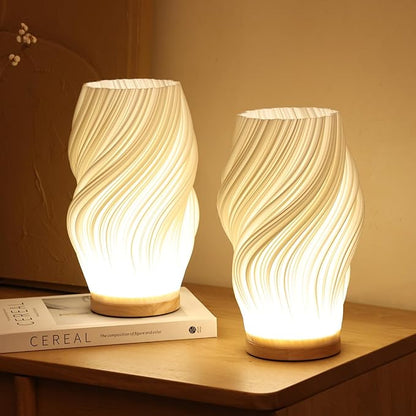 Serene Wave Crest Lamp