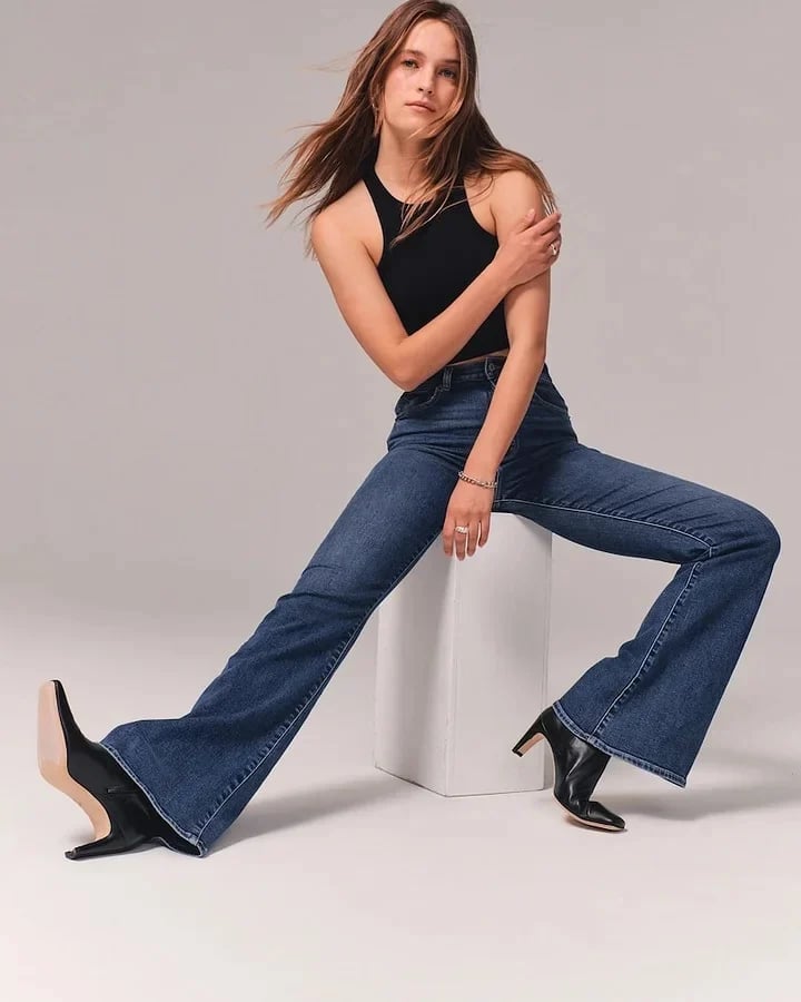 Ultra High Rise Stretch Flare Jean